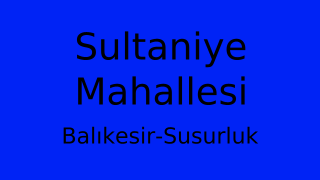 Sultaniye Mahallesi Thumbnail