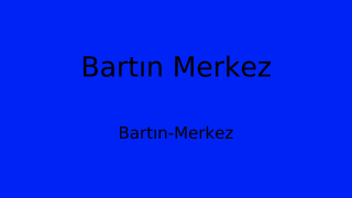 Bartın Merkez Belediyesi, Bartın Thumbnail