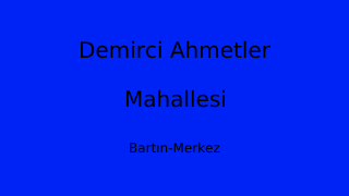 Demirci Ahmetler Mahallesi Thumbnail