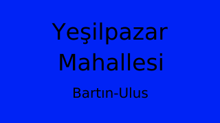 Yeşilpazar Mahallesi Thumbnail