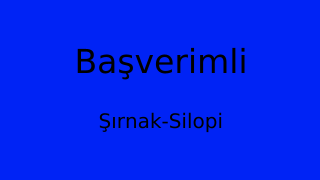 Başverimli, Silopi, Şırnak Thumbnail
