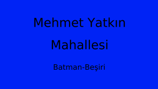 Mehmet Yatkın Mahallesi Thumbnail