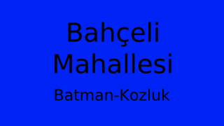 Bahçeli Mahallesi Thumbnail