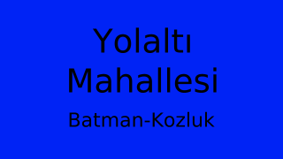 Yolaltı Mahallesi Thumbnail