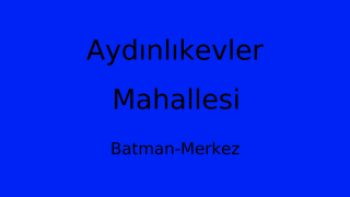 Aydınlıkevler Mahallesi Thumbnail