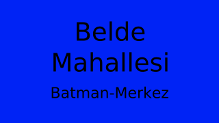 Belde Mahallesi Thumbnail