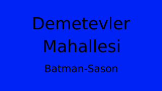 Demetevler Mahallesi Thumbnail