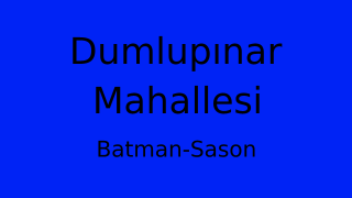 Dumlupınar Mahallesi Thumbnail