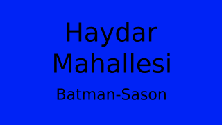 Haydar Mahallesi Thumbnail