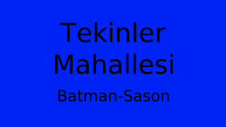 Tekinler Mahallesi Thumbnail