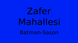 Zafer Mahallesi Thumbnail