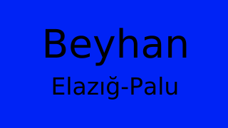 Beyhan, Palu, Elazığ Thumbnail