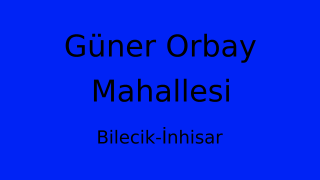 Güner Orbay Mahallesi Thumbnail