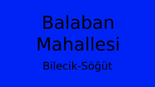 Balaban Mahallesi Thumbnail