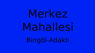 Merkez Mahallesi Thumbnail