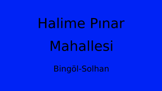 Halime Pınar Mahallesi Thumbnail