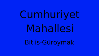 Cumhuriyet Mahallesi Thumbnail