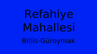 Refahiye Mahallesi Thumbnail