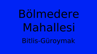Bölmedere Mahallesi Thumbnail
