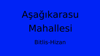 Aşağıkarasu Mahallesi Thumbnail