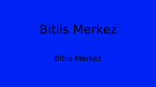 Bitlis Merkez Belediyesi, Bitlis Thumbnail