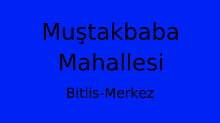 Muştakbaba Mahallesi Thumbnail