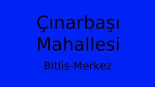 Çınarbaşı Mahallesi Thumbnail