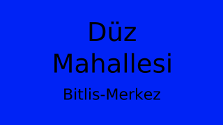 Düz Mahallesi Thumbnail
