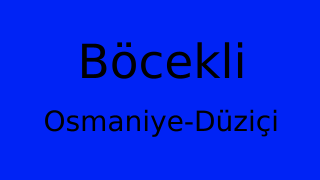 Böcekli, Düziçi, Osmaniye Thumbnail