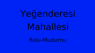 Yeğenderesi Mahallesi Thumbnail