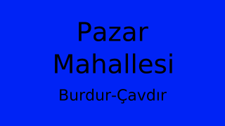 Pazar Mahallesi Thumbnail