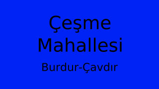 Çeşme Mahallesi Thumbnail