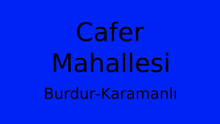 Cafer Mahallesi Thumbnail