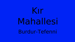 Kır Mahallesi Thumbnail