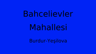 Bahcelievler Mahallesi Thumbnail