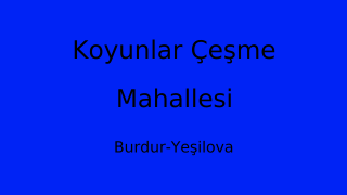 Koyunlar Çeşme Mahallesi Thumbnail