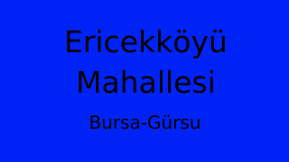 Ericekköyü Mahallesi Thumbnail