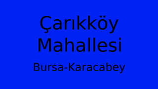Çarıkköy Mahallesi Thumbnail
