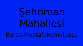 Şehriman Mahallesi Thumbnail
