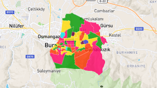 Bursa Yıldırım'ın Mahalleleri, Nüfus Bilgileri, Haritalar ve İstatistikler Thumbnail