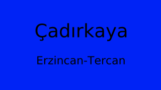 Çadırkaya, Tercan, Erzincan Thumbnail