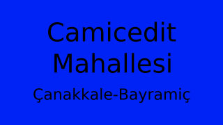 Camicedit Mahallesi Thumbnail