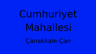 Cumhuriyet Mahallesi Thumbnail