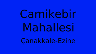 Camikebir Mahallesi Thumbnail