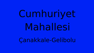 Cumhuriyet Mahallesi Thumbnail