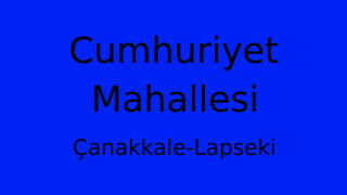 Cumhuriyet Mahallesi Thumbnail