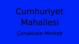 Cumhuriyet Mahallesi Thumbnail