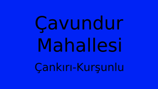 Çavundur Mahallesi Thumbnail