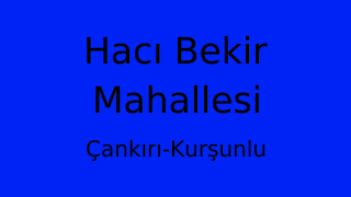 Hacı Bekir Mahallesi Thumbnail