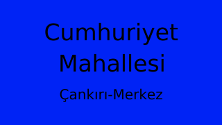 Cumhuriyet Mahallesi Thumbnail
